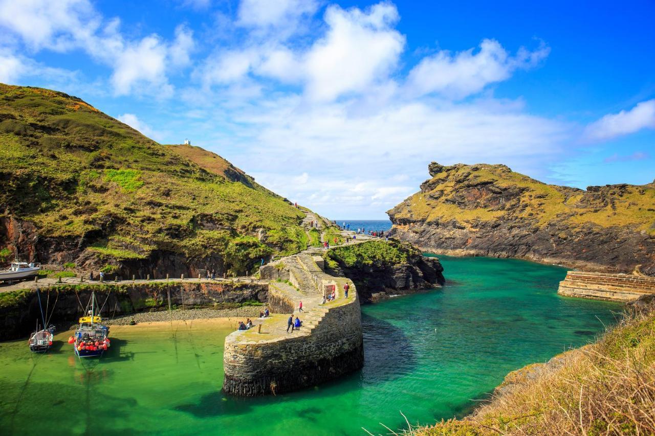 Polrunny Farm Blackberry Cottage - Cornwall Bliss In Sight Of The Sea Boscastle Exteriör bild