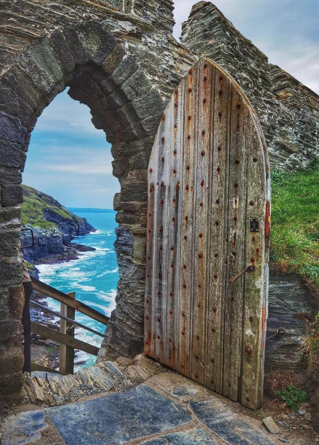 Polrunny Farm Blackberry Cottage - Cornwall Bliss In Sight Of The Sea Boscastle Exteriör bild