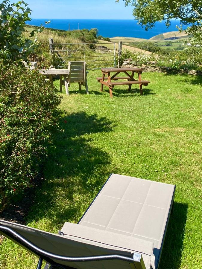 Polrunny Farm Blackberry Cottage - Cornwall Bliss In Sight Of The Sea Boscastle Exteriör bild